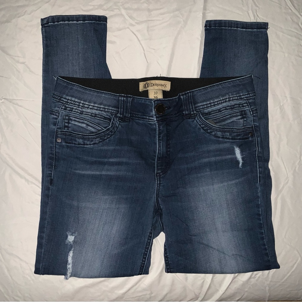 Stretchy skinny jeans with “Ab Technology”